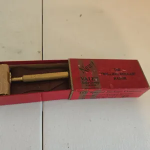 Vintage valet autostrop safety razor million dollar razor