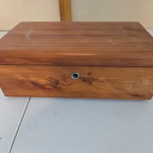 Vintage Lane Cedar chest jewelry box M.N. billings company Chillicothe ohio