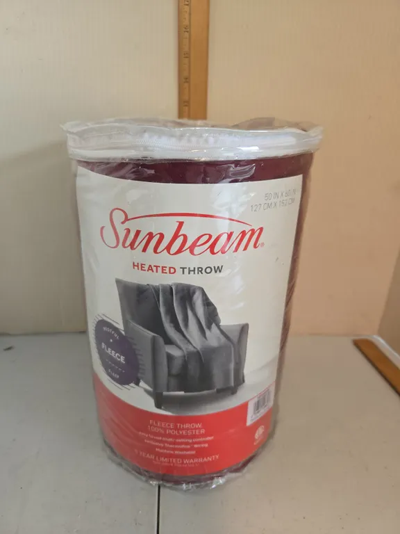 Sunbeam heated throw