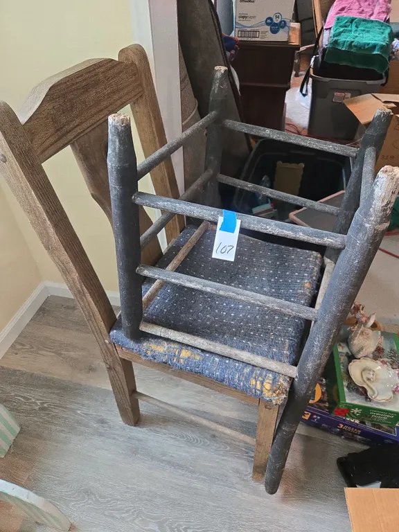 Wooden chairs