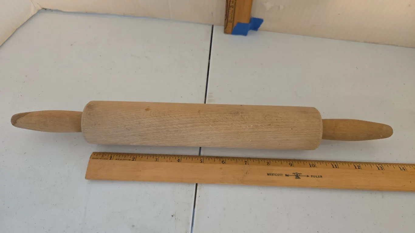 Vintage wooden rolling pin