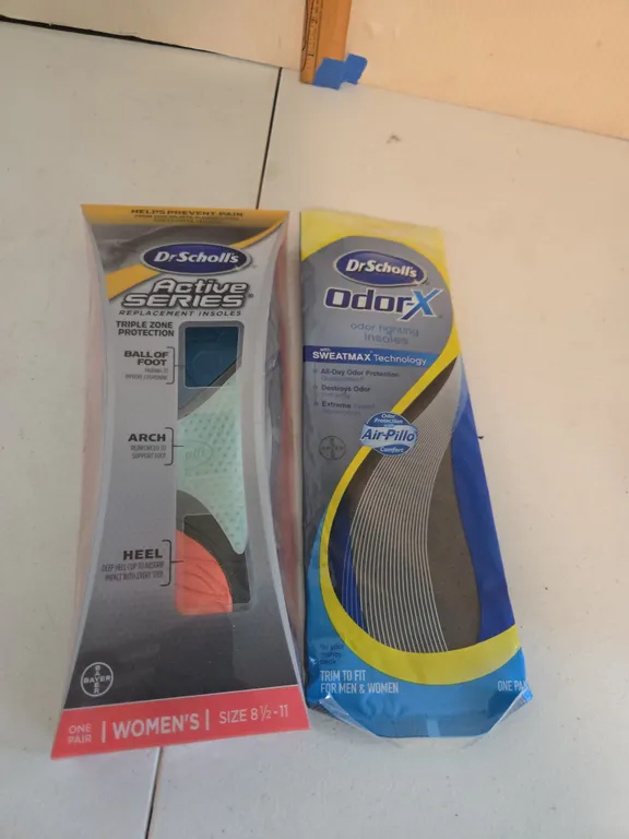 Dr Scholl's replacement insoles new in packages