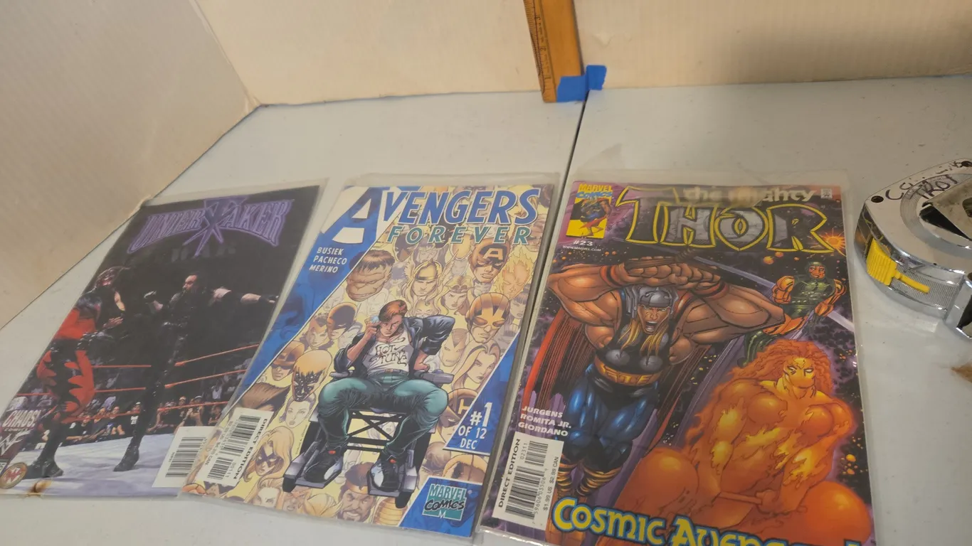 Vintage comic books