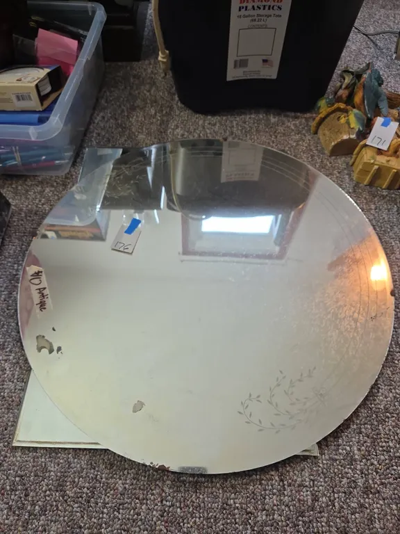 Vintage wall mounted mirrors