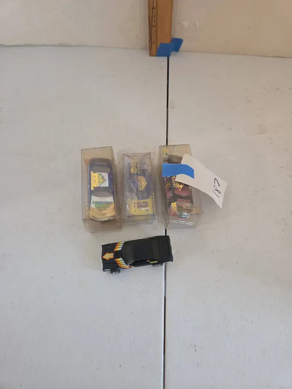 Vintage collectible diecast NASCAR vehicles