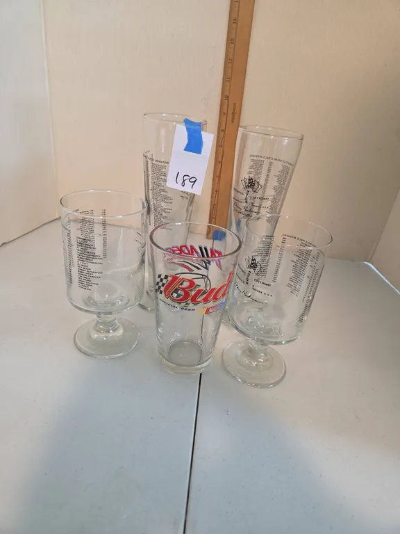 Vintage collectible glasses