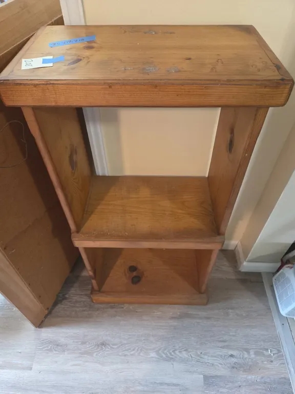 Small vintage wooden bookshelf