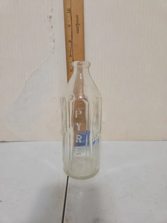 Vintage Pyrex 1930s stopper topped baby bottle