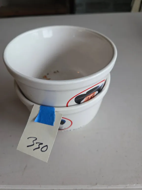 Vintage Quaker oat bowls