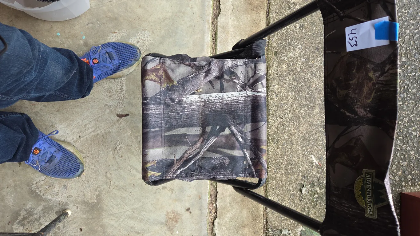 Adventure brand camouflage blind folding hunting chair