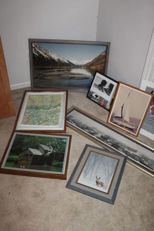 Landscape Art & Wall Clock