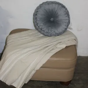 Ottoman, Throw & Pillow