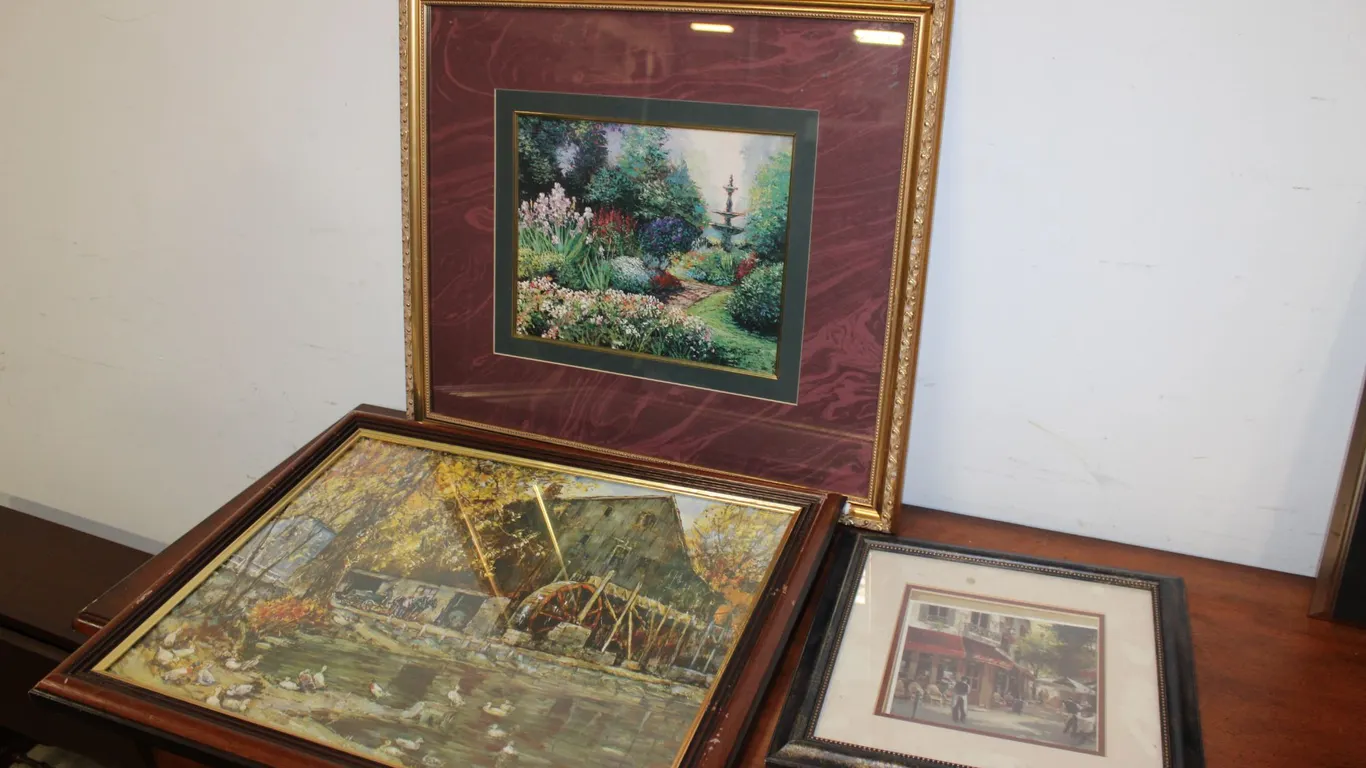 Assorted Framed Garden and Landscape Art