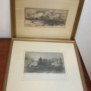 Pair of Framed Landscape Prints