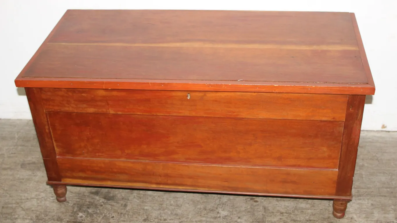 Cedar-Lined Wood Storage Chest
