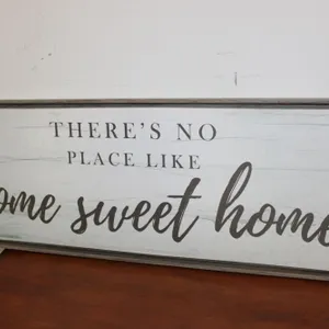 “Home Sweet Home” Framed Sign