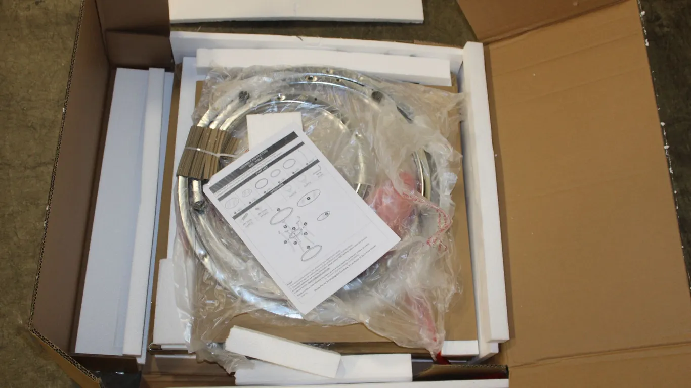 Modern Chrome Light Fixture