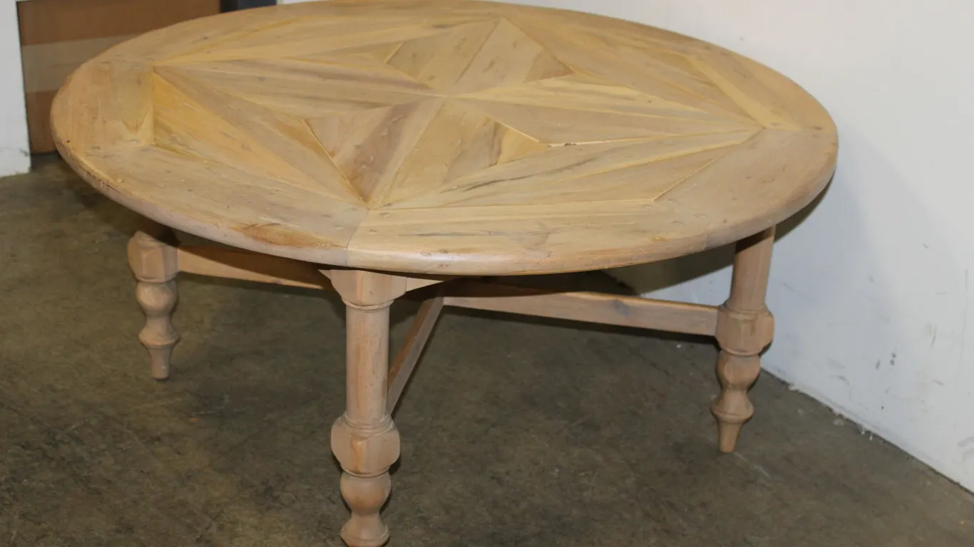 Round Wood Coffee Table