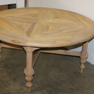 Round Wood Coffee Table
