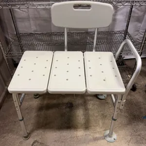 Adjustable Aluminum Bath Transfer Bench with Backrest