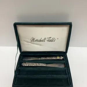 Marshall Field's Godinger Silverplate Butter Knives in Box