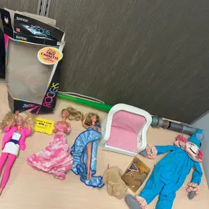 Barbie Dolls With Accessories, Clown Doll, Light Saber Toy