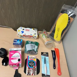 Personal Care Lot: Huggies Wipes, Insoles, Pantyhose, Tools
