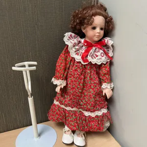 Global Dolls Angela Model Porcelain Doll Auburn Hair