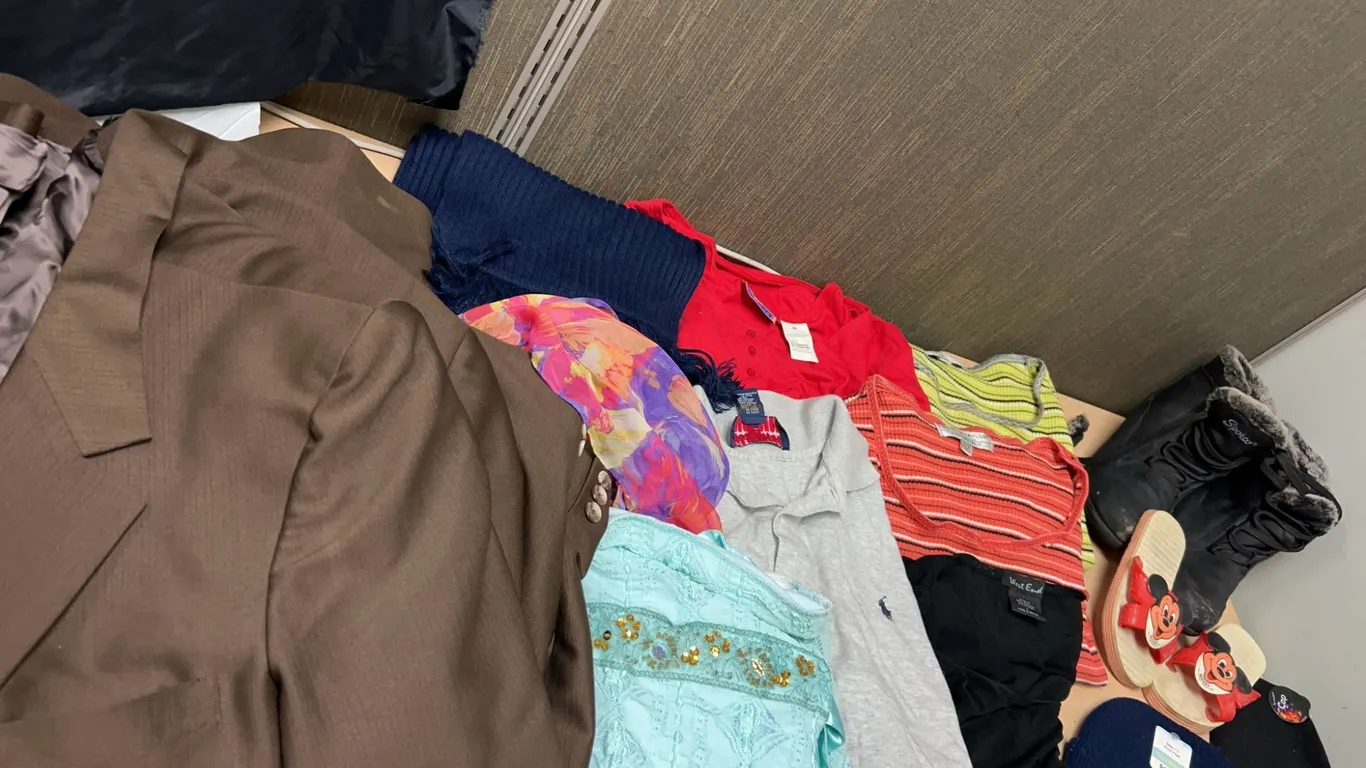 Apparel Lot: Perry Ellis, Polo, Boots, Mickey Sandals