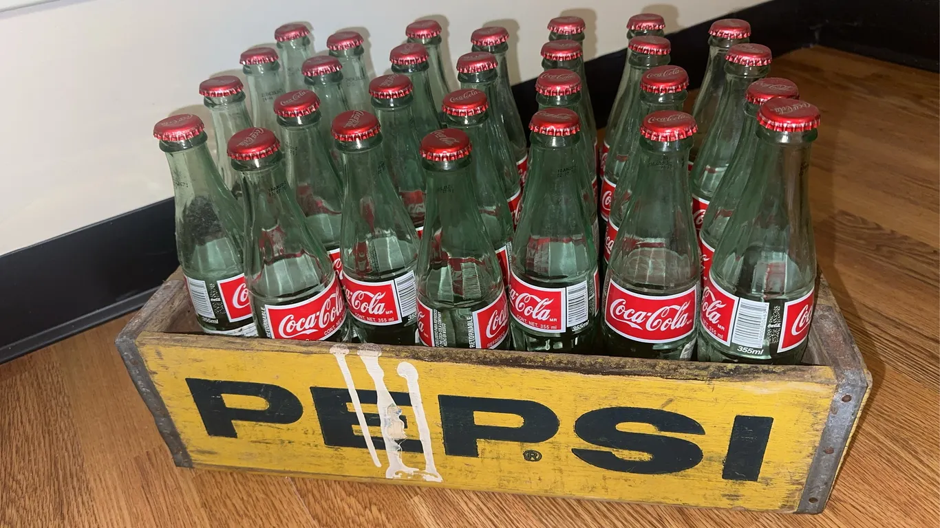 Vintage wood Pepsi crate