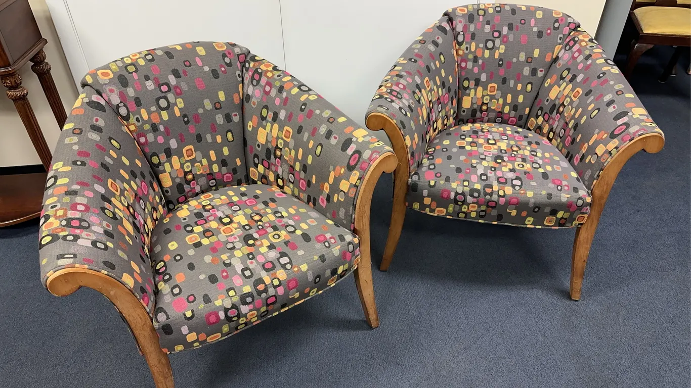 Matching accent chairs