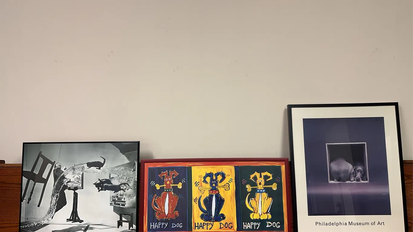 Framed poster art