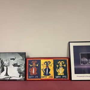 Framed poster art