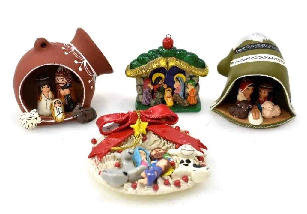 HANDCRAFTED MINIATURE NATIVITY SCENES