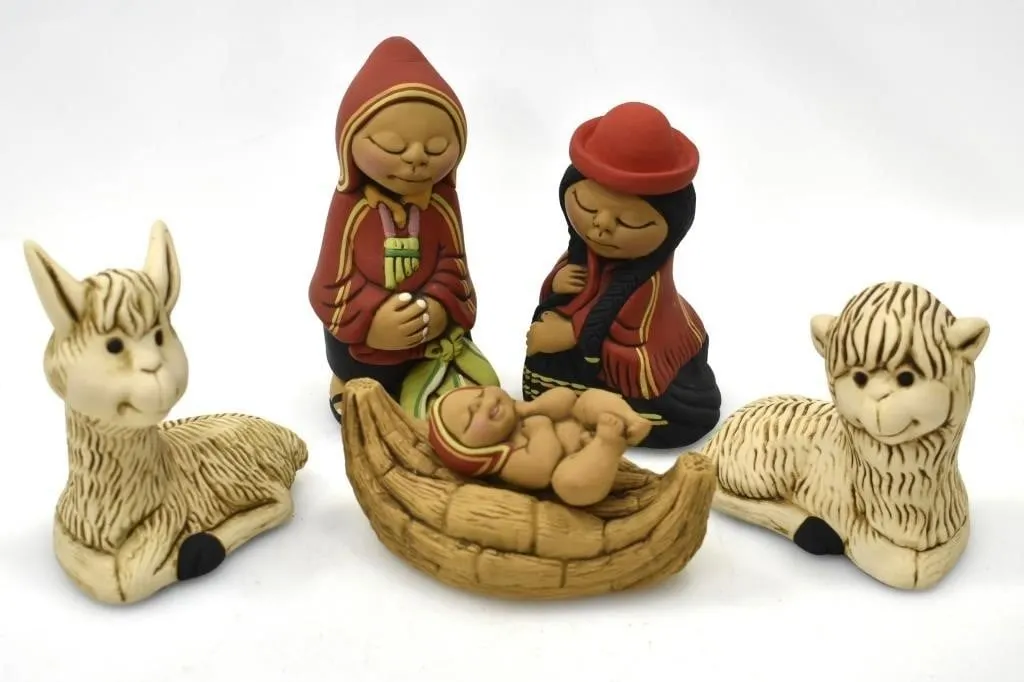 ARTESANIAS COPAY PERU NATIVITY SET