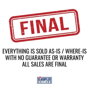 EVERYTHING IS SOLD AS-IS / WHERE-IS WITH NO GUARAN