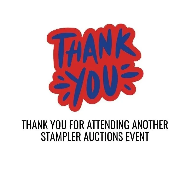 THANK YOU FOR ATTENDING ANOTHER STAMPLER AUCTIONS