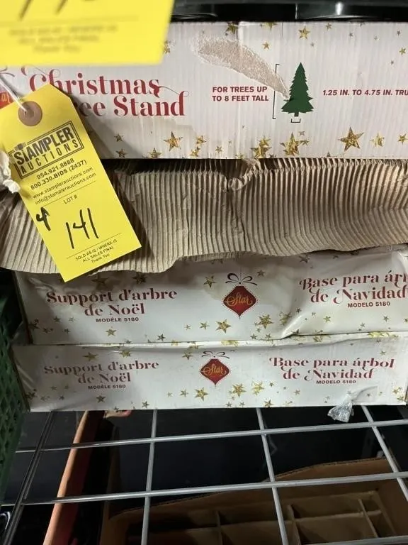 ASSORTED CHRISTMAS TREE STANDS