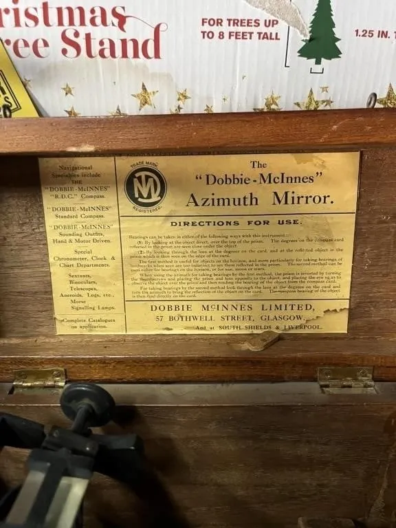 DOBBIE McINNES AZIMUTH MIRROR IN WOOD BOX