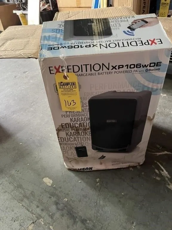 SAMSON EXPEDITION XP106WDE BATTERY POWERED PA SPEA