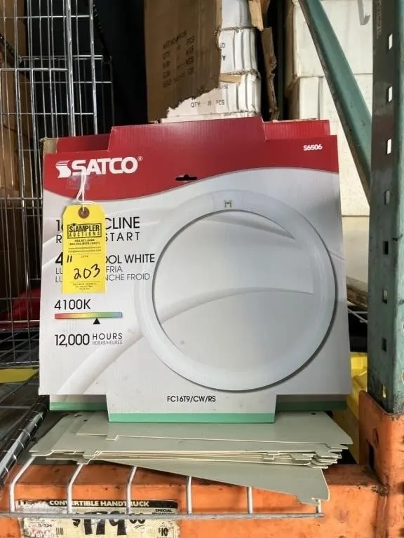 SATCO 16'' CIRCLINE 40W COOL FLUORESCENT LAMPS