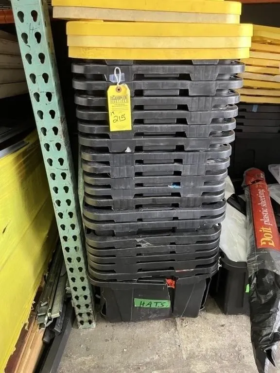 BLACK TOTES (NO LIDS)
