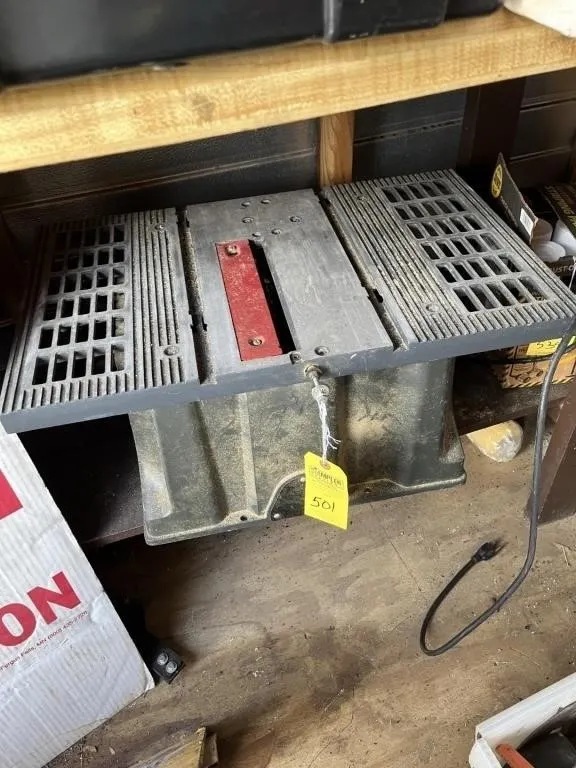 BASE FOR TABLE SAW (LOCATED IN HOLLYWOOD, FL)