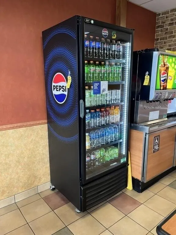 QBD PEPSI DRINK COOLER ON WHEELS