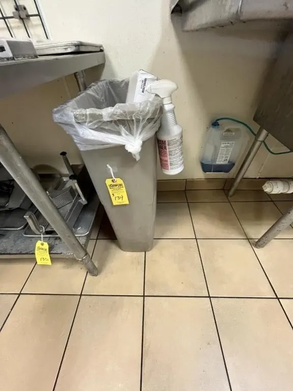ASSORTED TRASH CANS