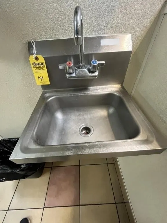 HAND SINK (MOUNTED) ***MUST CAP ALL LINES***