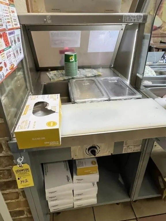 DUKE SWD700-60F1M HOTWELL WITH 3 TRAYS & LIDS WITH