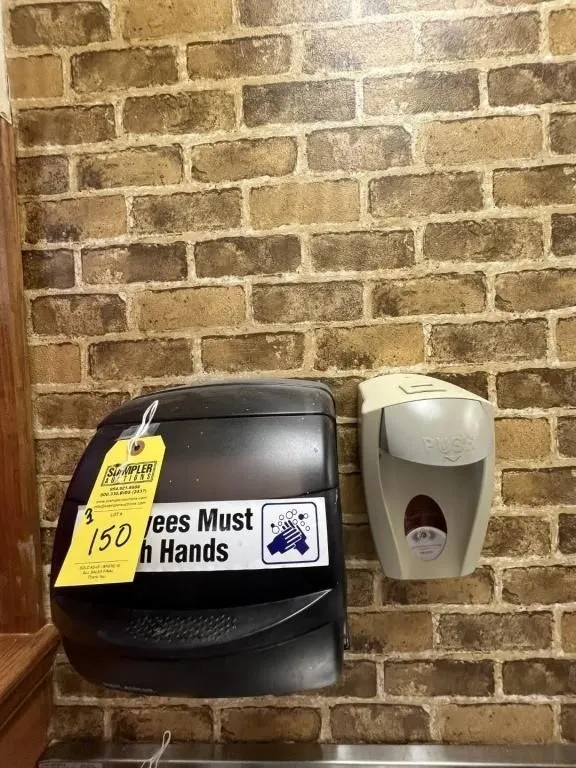ASSORTED - 1- HAND SANITIZER DISPENSER / 1- SOAP D