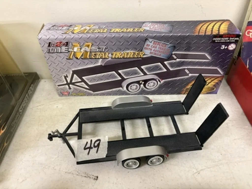 METAL TRAILER 1:24 SCALE