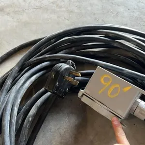 Approx 90’ HD extension cord w/ ends for aeration fan